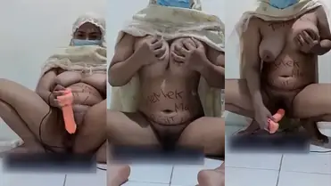 Jilbab Jameela Pakai Mukena Colmek Crot Puas Sekali